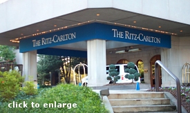 Ritz-Carlton awning signs